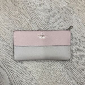 Kate Spade Blush Pink and Cream Wallet